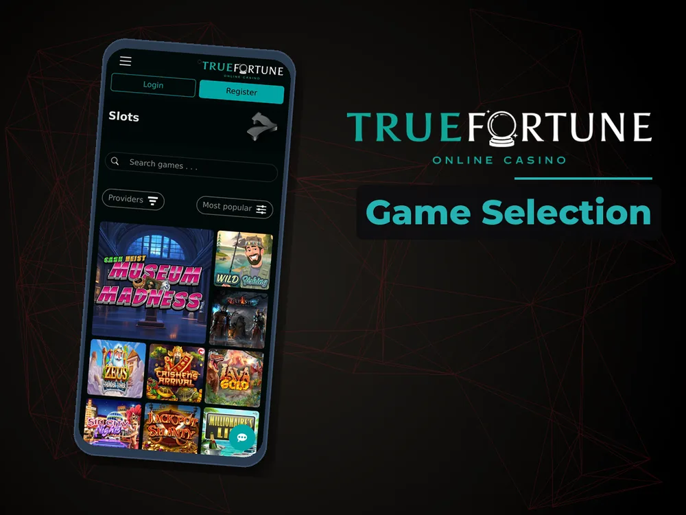 True Fortune casino - Game Selection