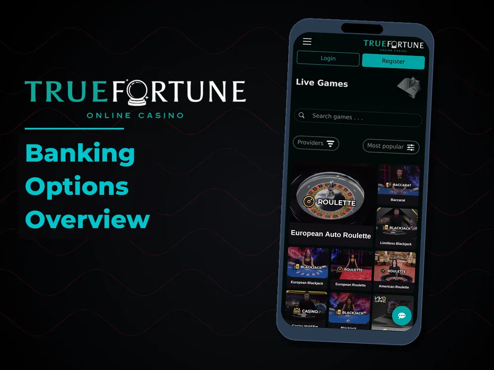 True Fortune casino - Banking Options Overview