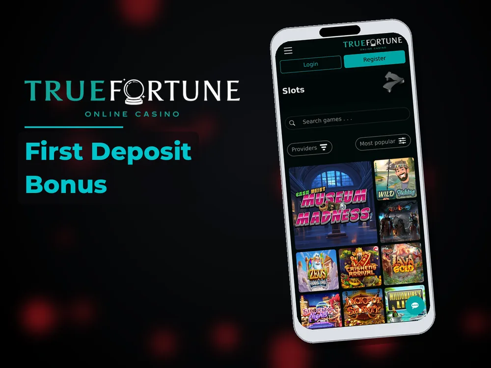 True Fortune casino - First Deposit Bonus